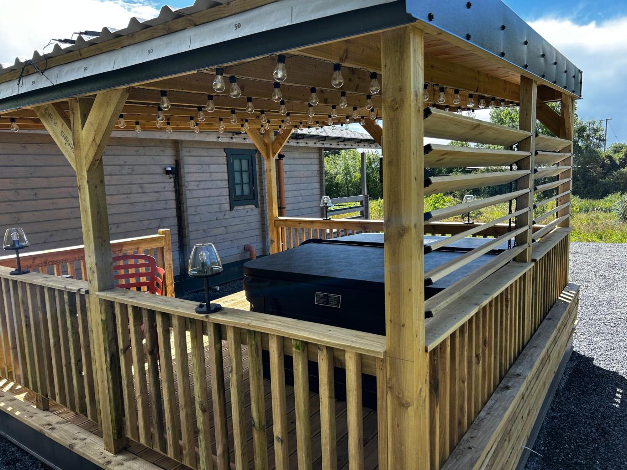 Little Rock Retreat Log Cabin With Hot Tub Castletown Gheoghegan Buitenkant foto