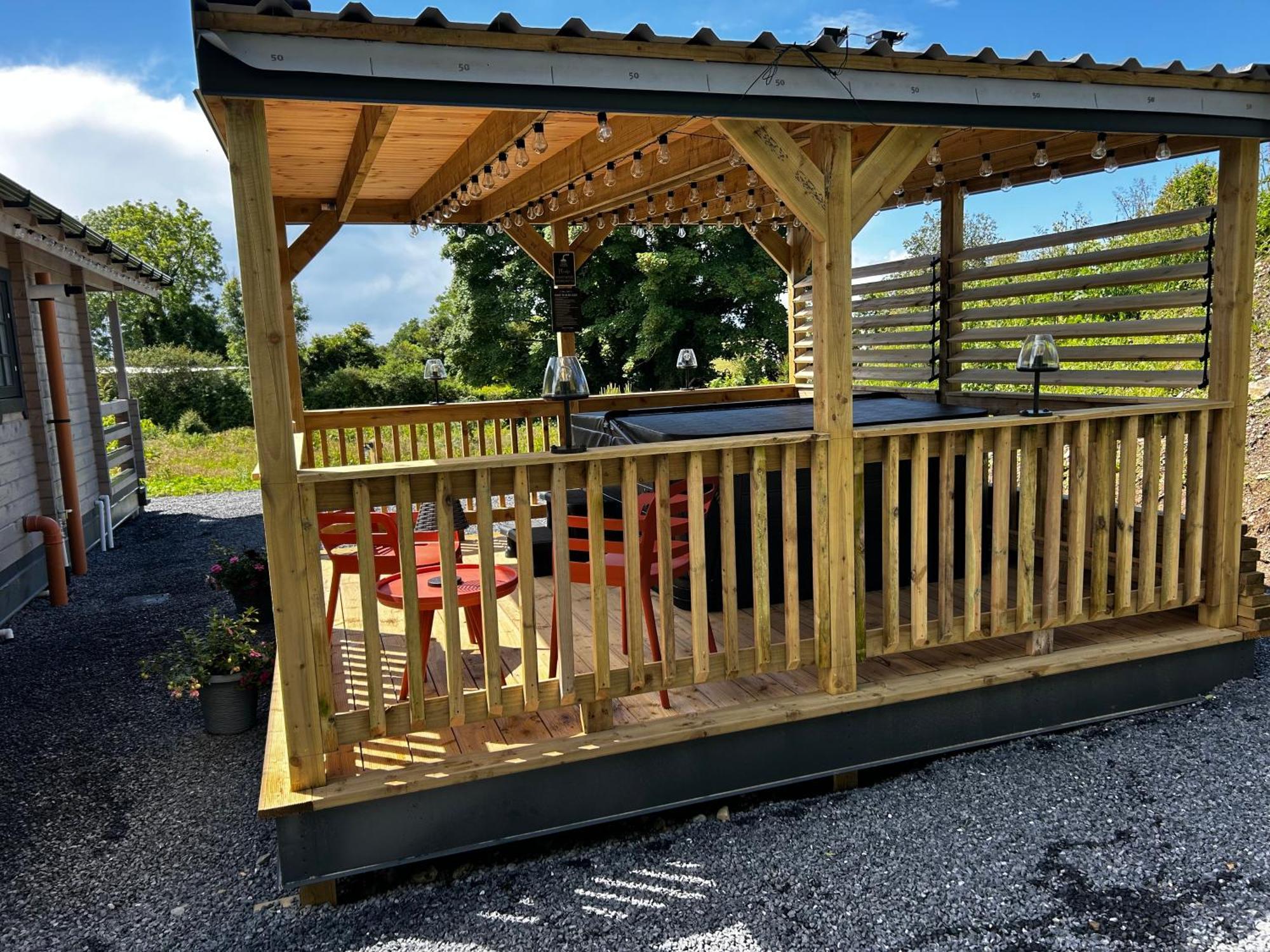 Little Rock Retreat Log Cabin With Hot Tub Castletown Gheoghegan Buitenkant foto